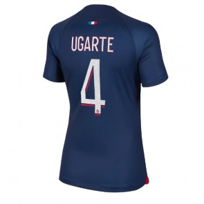 Paris Saint-Germain Manuel Ugarte #4 Domaci Dres za Ženska 2023-24 Kratak Rukavima